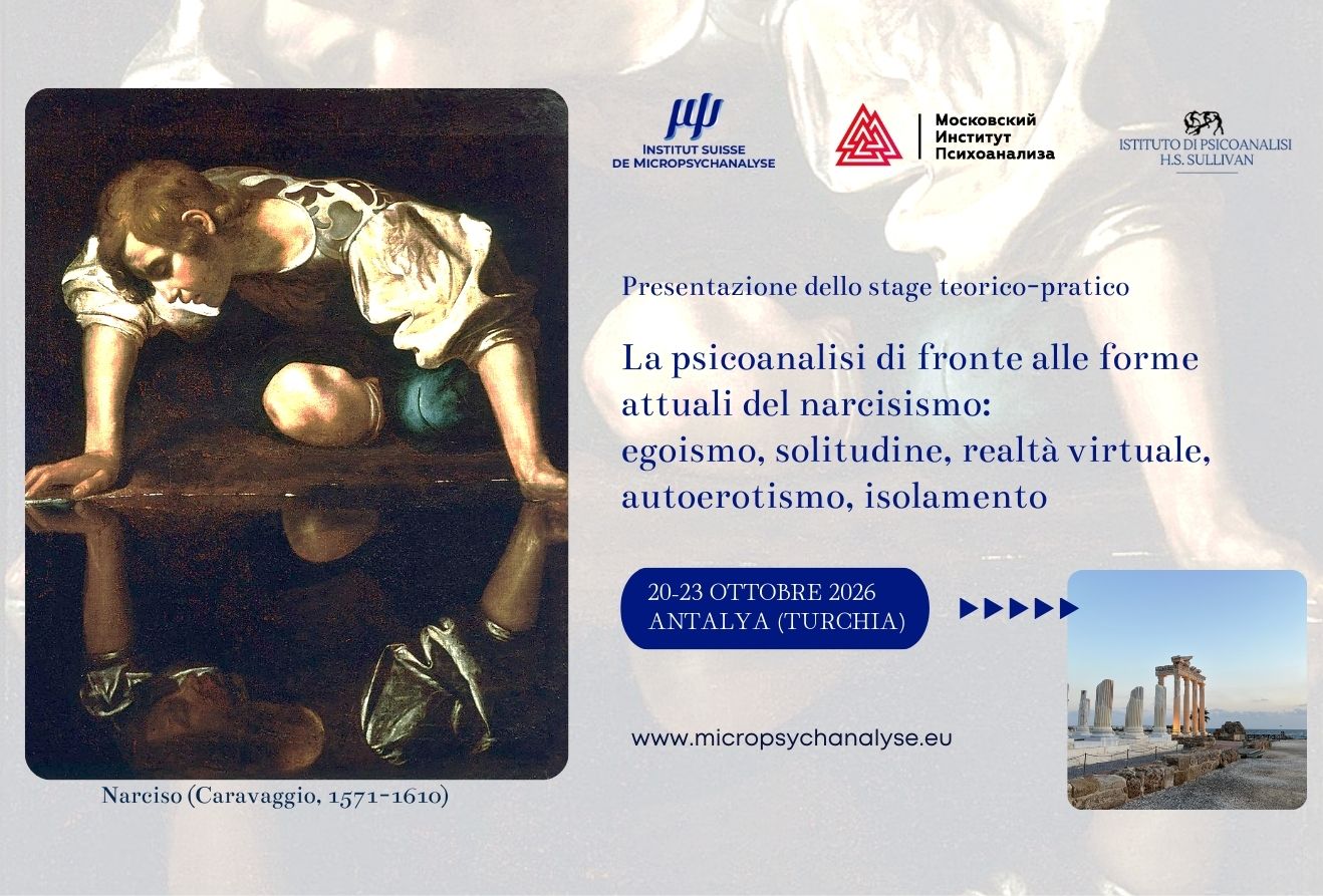 La psicoanalisi di fronte alle forme attuali del narcisismo: egoismo, solitudine, realtà virtuale, autoerotismo, isolamento